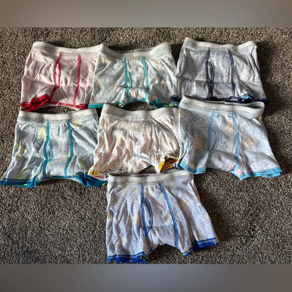 Hanes Boys' Underwear Set - Days of the Week Animal Theme NWOT - Picture 4 of 12